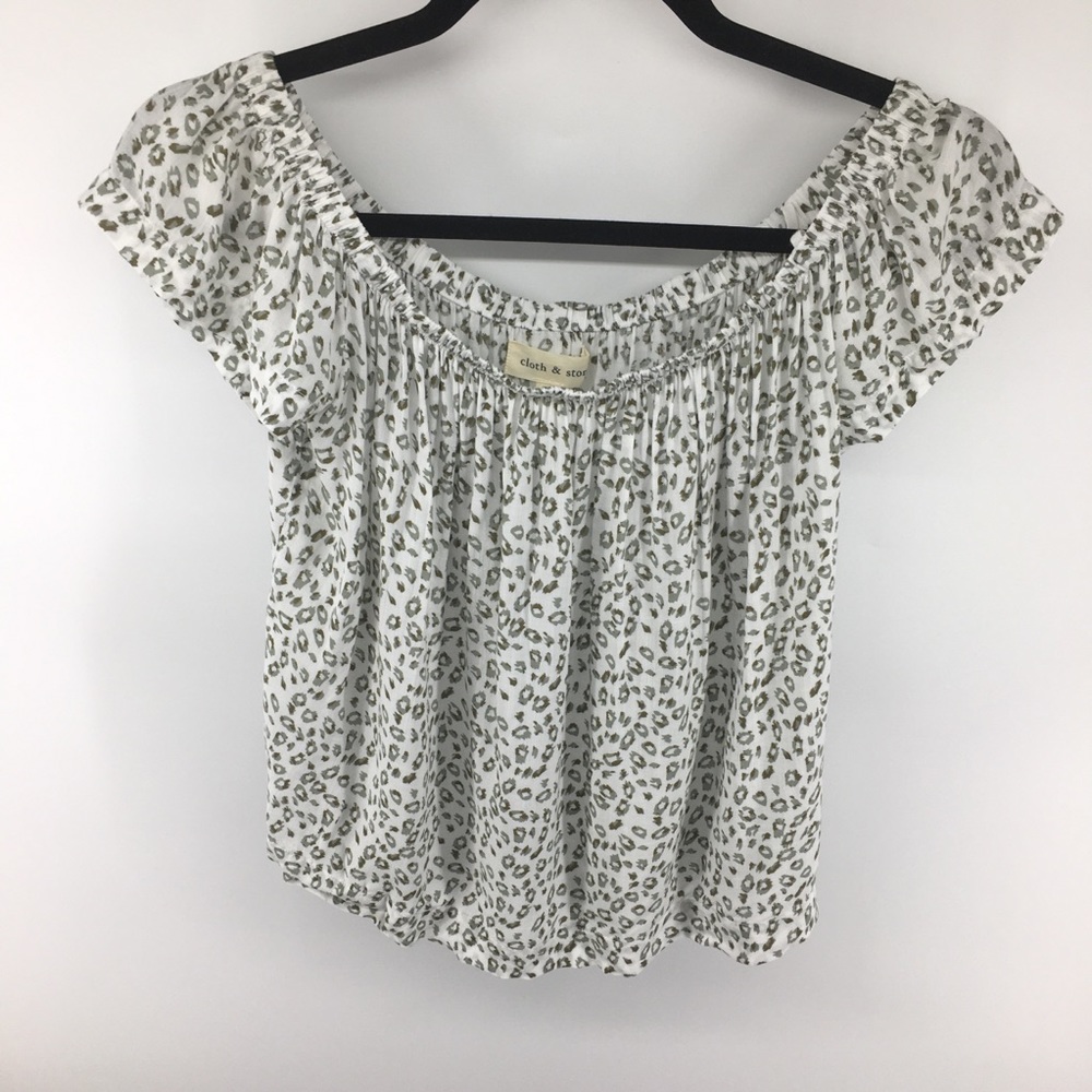 Anthropologie Cloth + Stone Crop Top